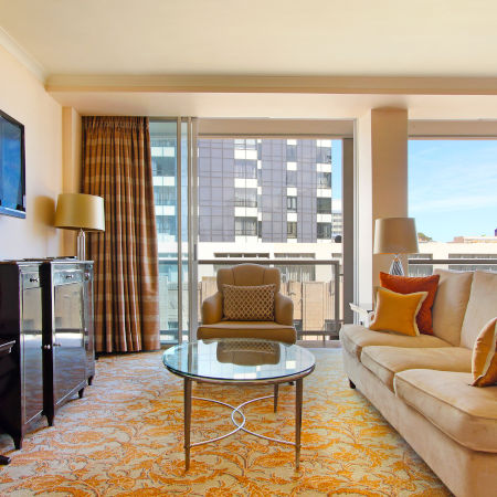 Coffee table in lounge